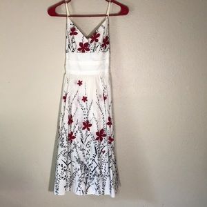 Max Studio white cotton sundress cottagecore